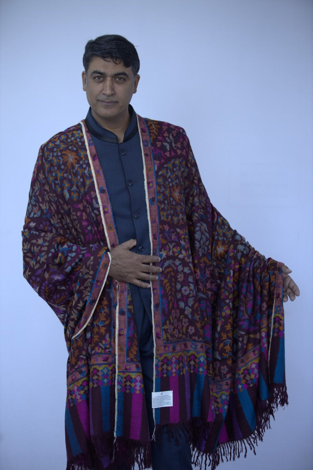 Kairo Men's Jamavar Pashmina Shawl