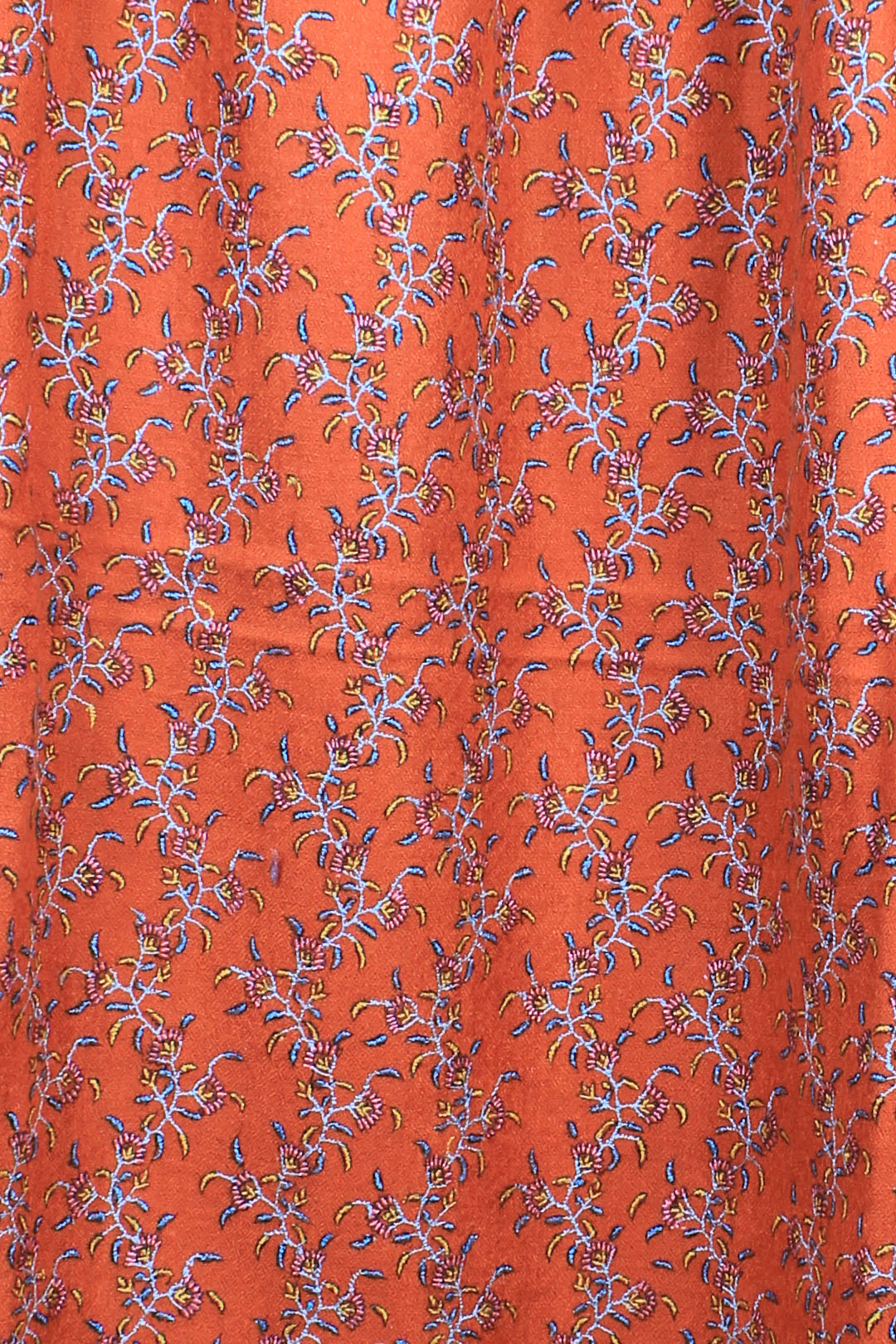 Jannat Rust Sozni Jaali Embroidered Pashmina Shawl