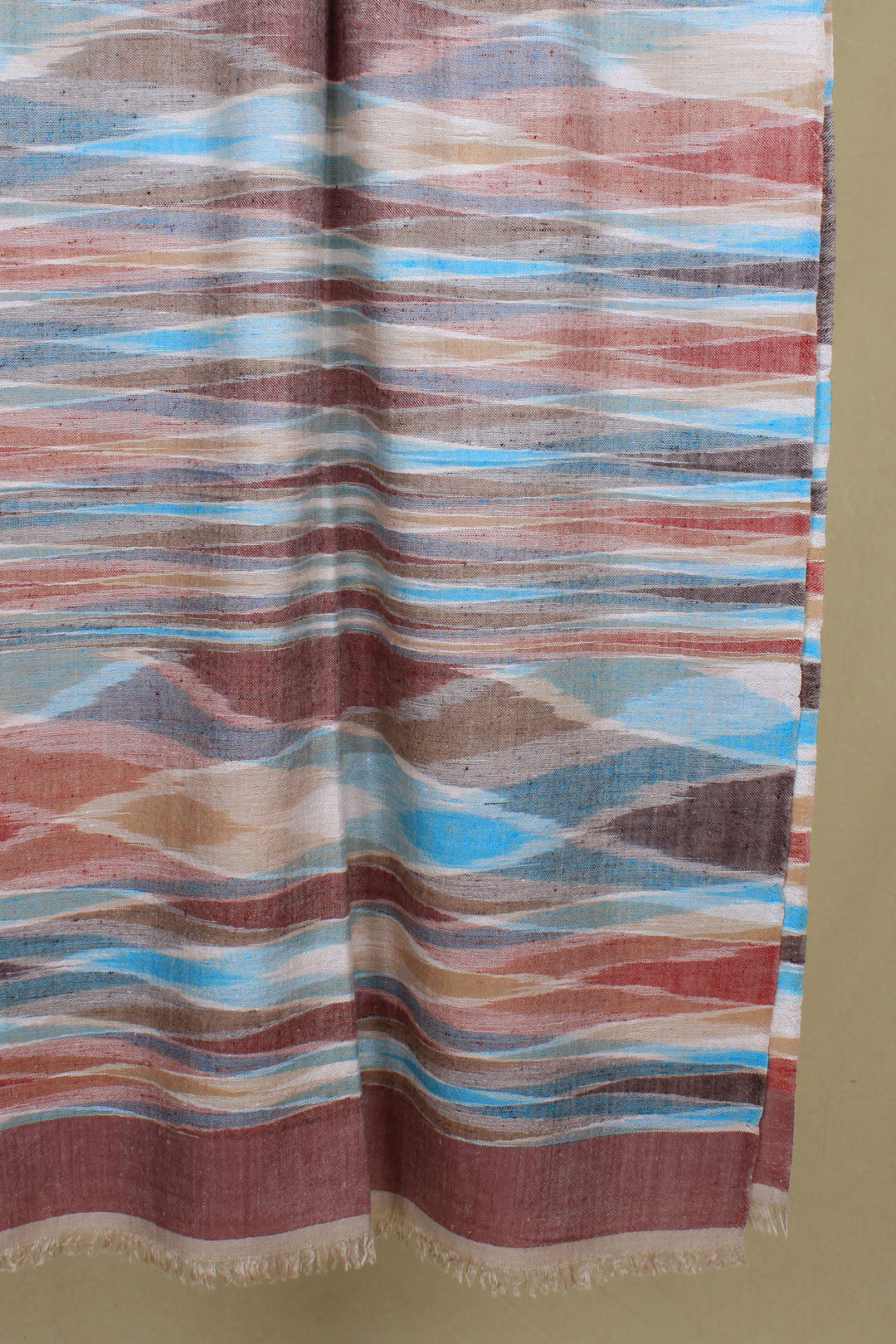 Gracie Multi Coloured Ikat Dyed Cashmere Stole