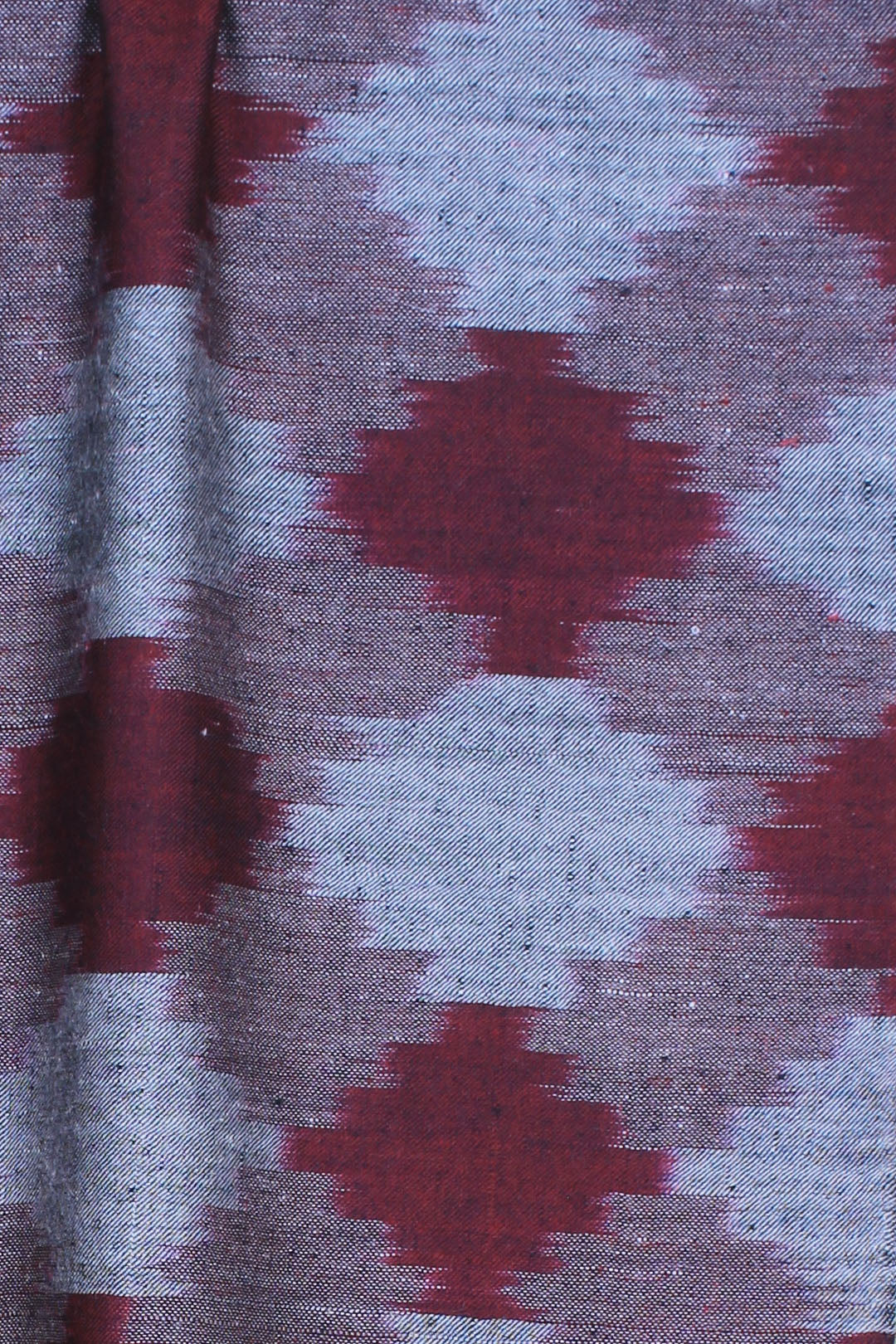 Suhana Buffalo Check Ikat Dyed Cashmere Stole