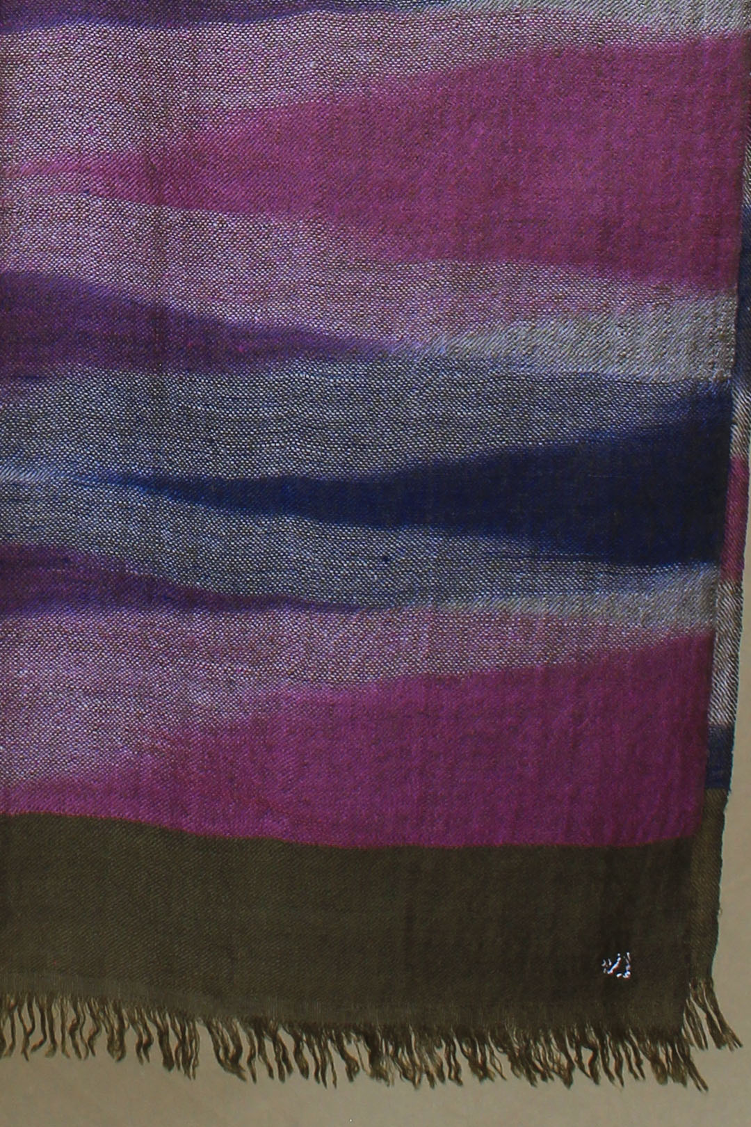 Shirley Multi Coloured Ikat Dyed Cashmere Stole