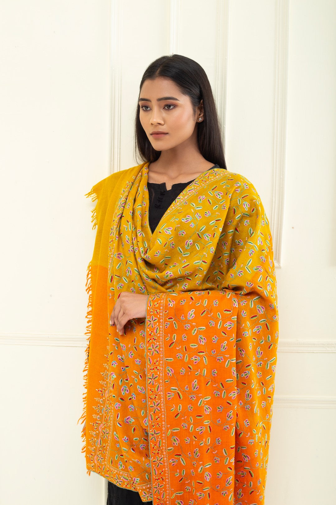 Orange Jaali Intricate