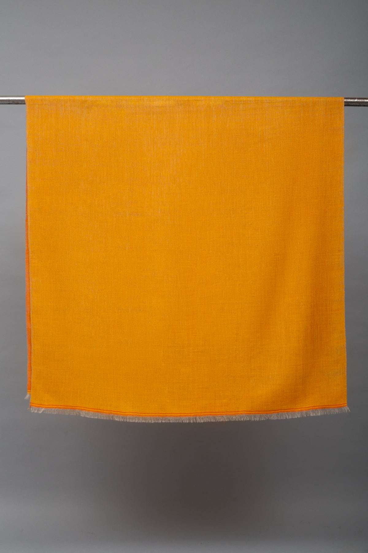 Damir Apricot Orange Reversible Cashmere Shawl