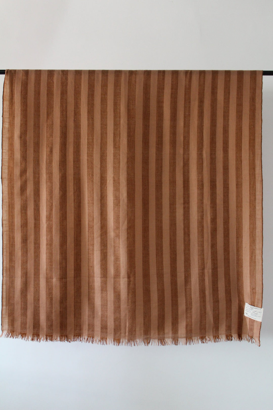 Westbrook Desert Tan Strips Cashmere Shawl