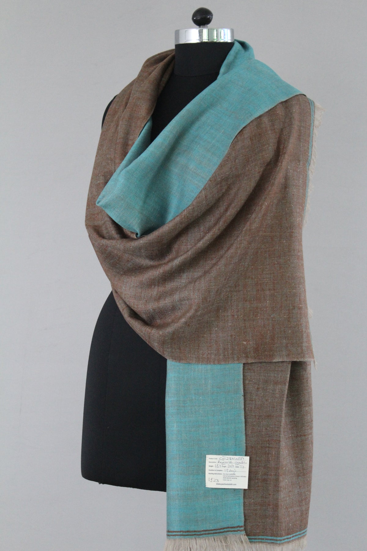 Niyah Reversible Dorukha Cashmere Stole