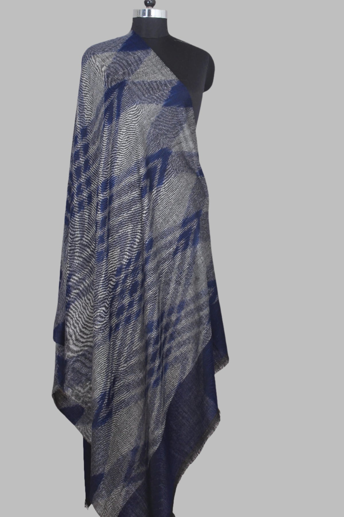 Valentina Ikat Dyed Cashmere Shawl