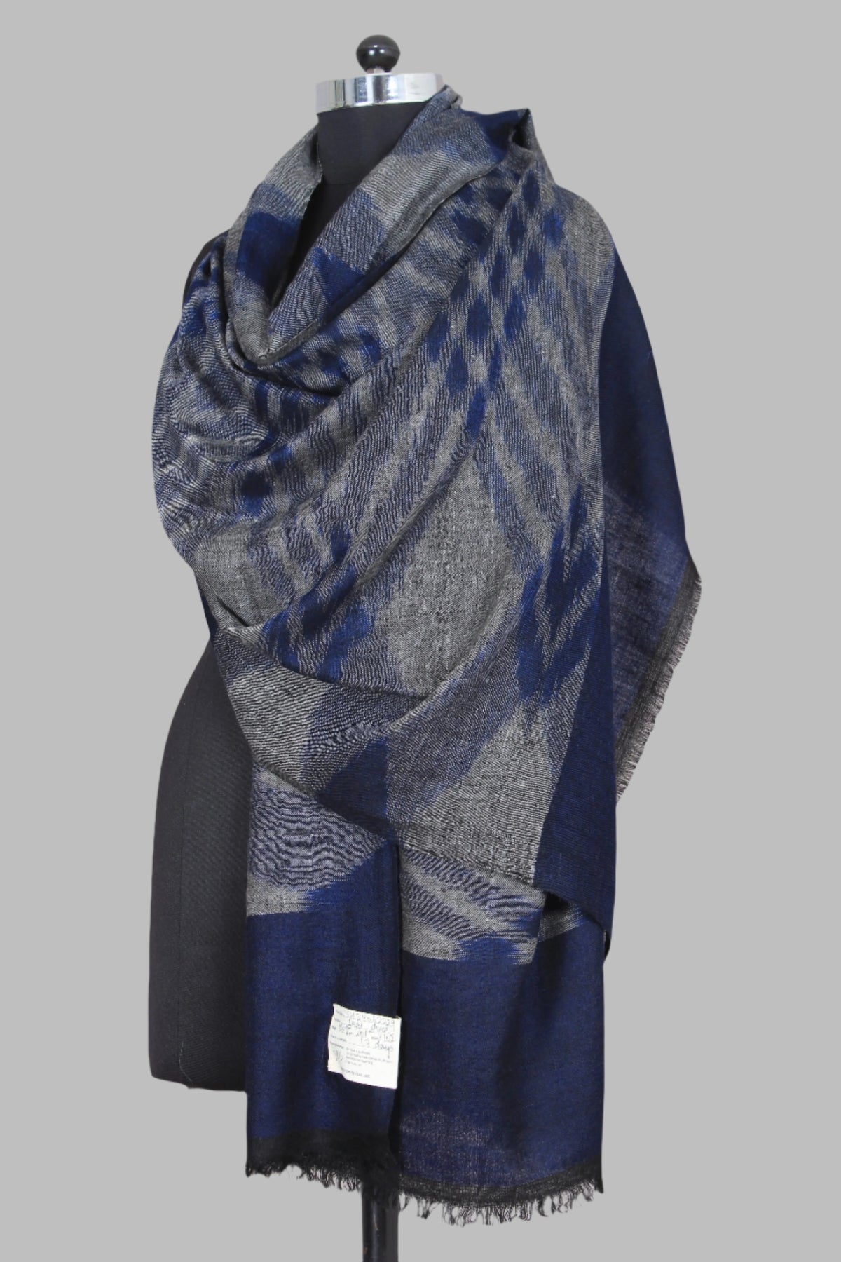 Valentina Ikat Dyed Cashmere Shawl