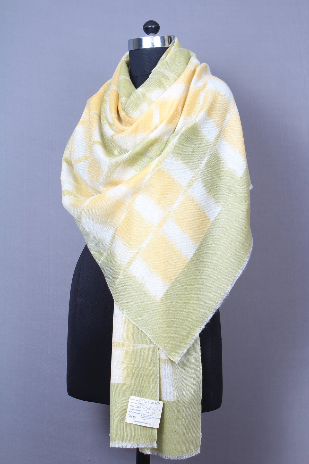 Feriha Ikat Dyed Cashmere stole