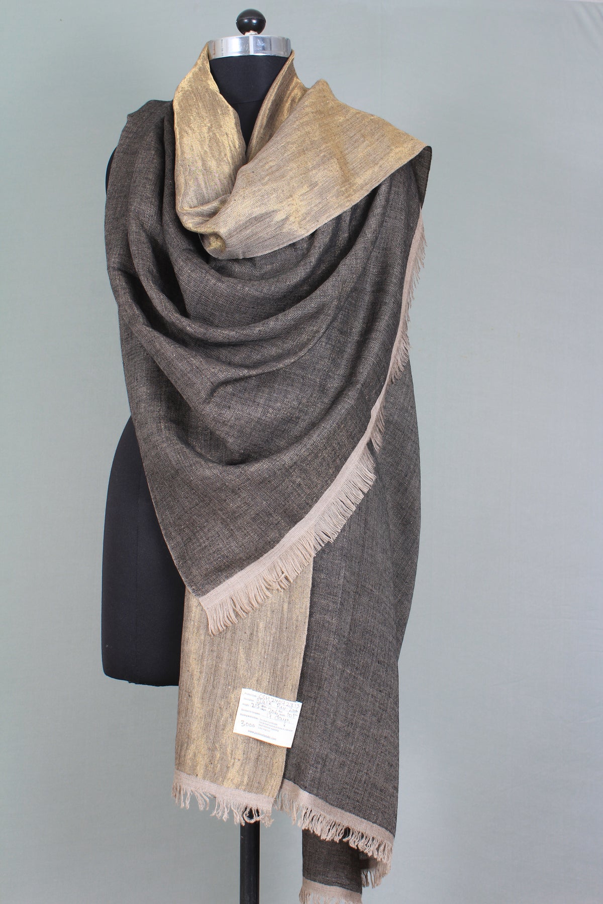 Riverlyn Reversible And Zari Cashmere Shawl