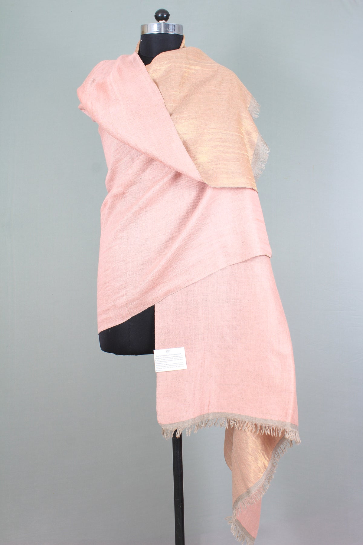 Malakk Metalic Reversible Cashmere Shawl