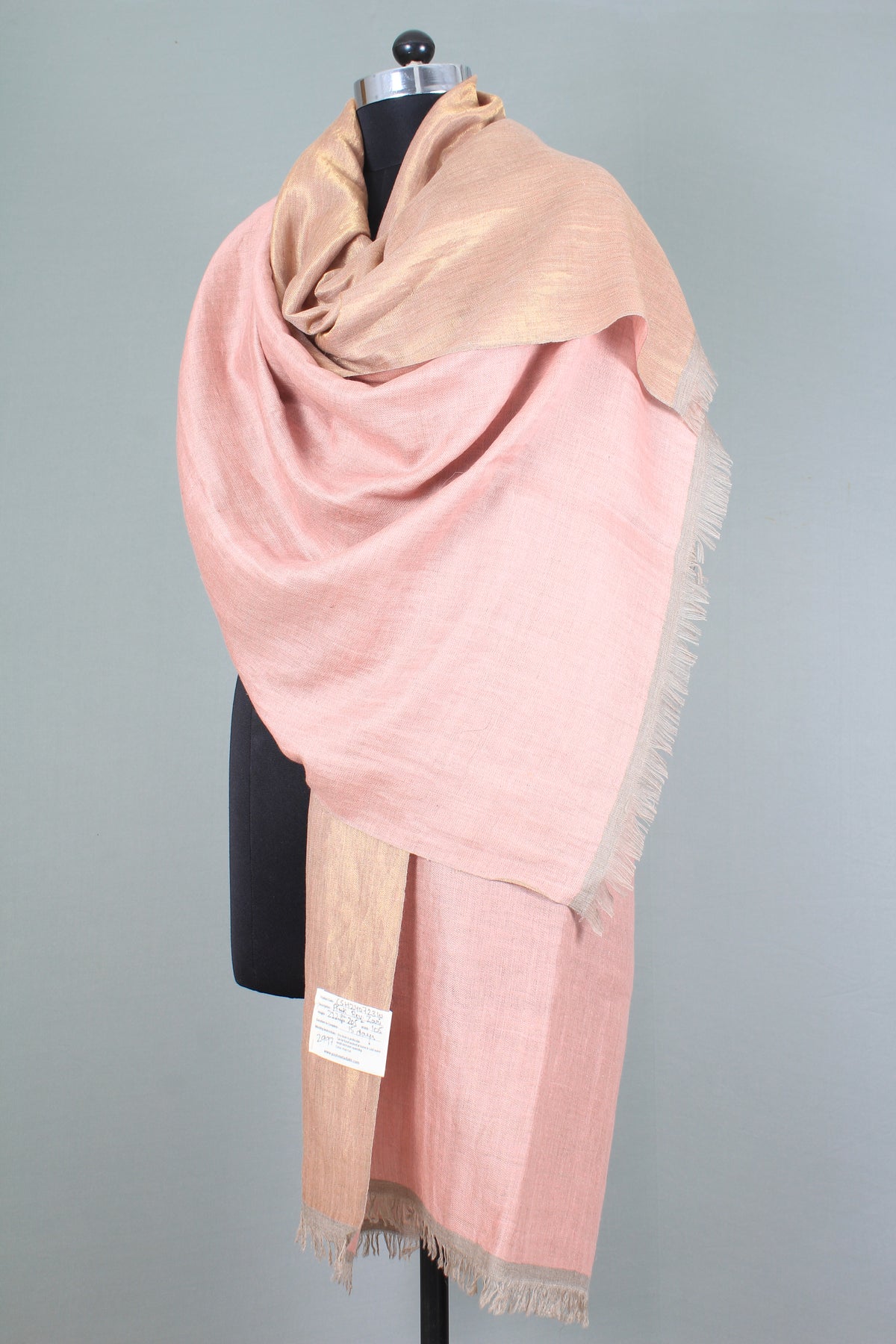 Malakk Metalic Reversible Cashmere Shawl