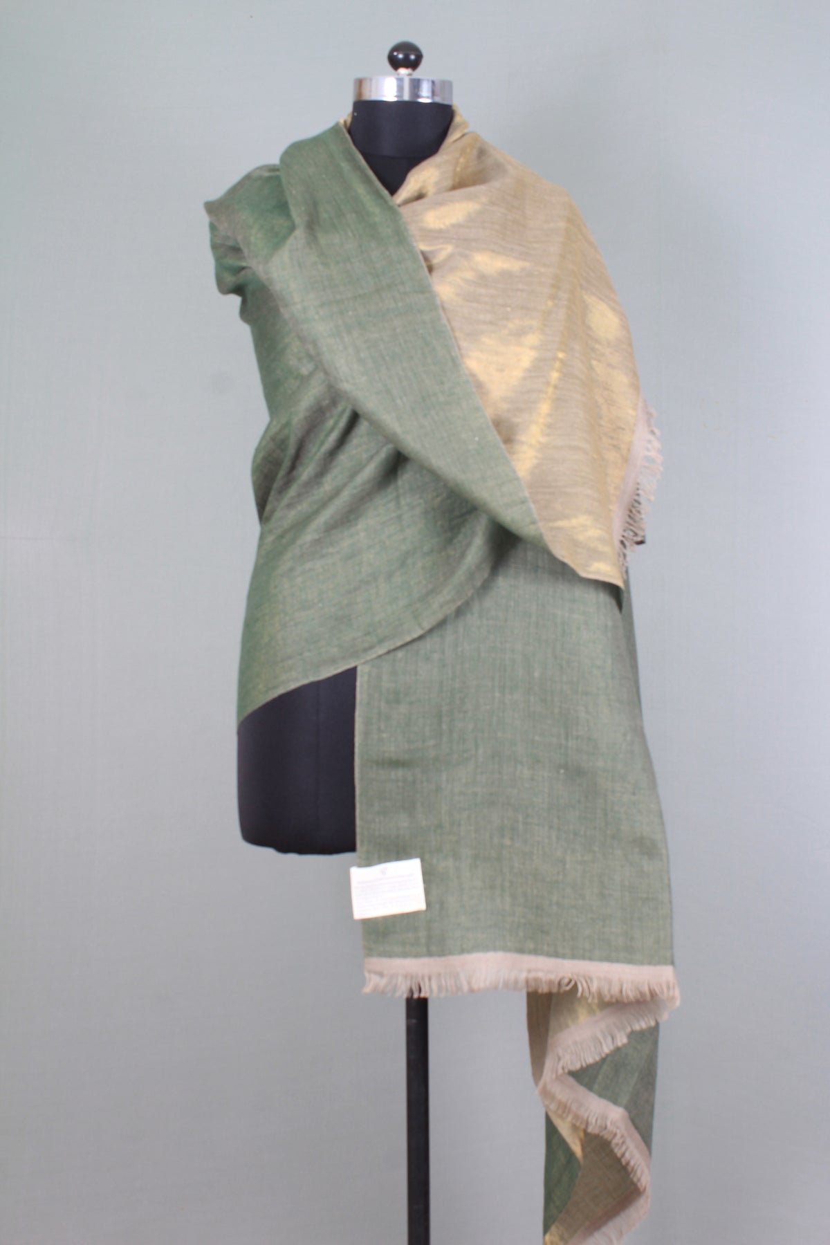 Harrison Metallic Dual Colour Cashmere Shawl