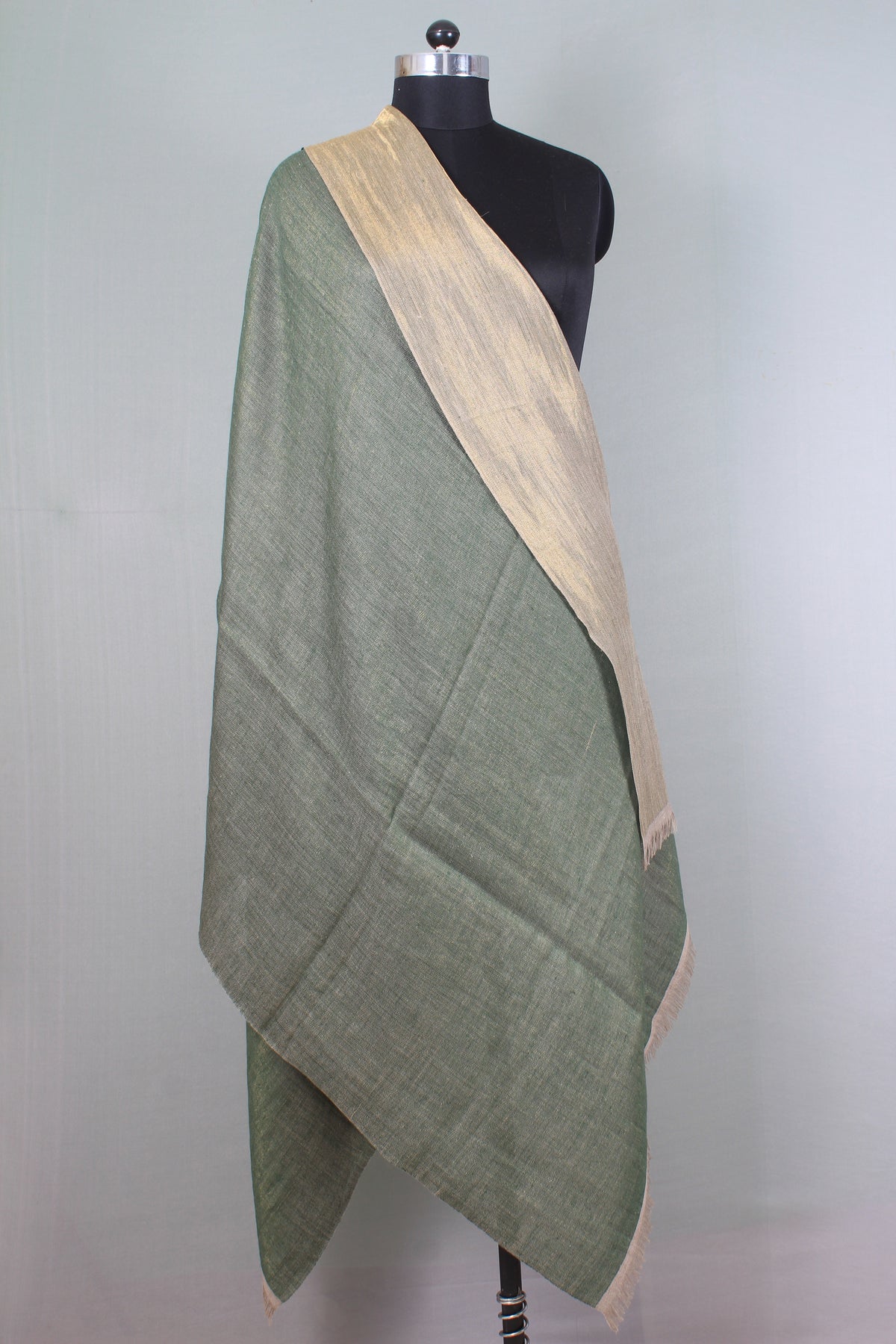 Rafael Reversible Zari Cashmere Shawl