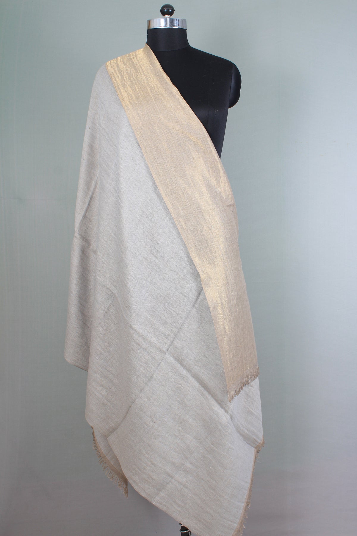 Kameron Metallic Reversible Cashmere Shawl