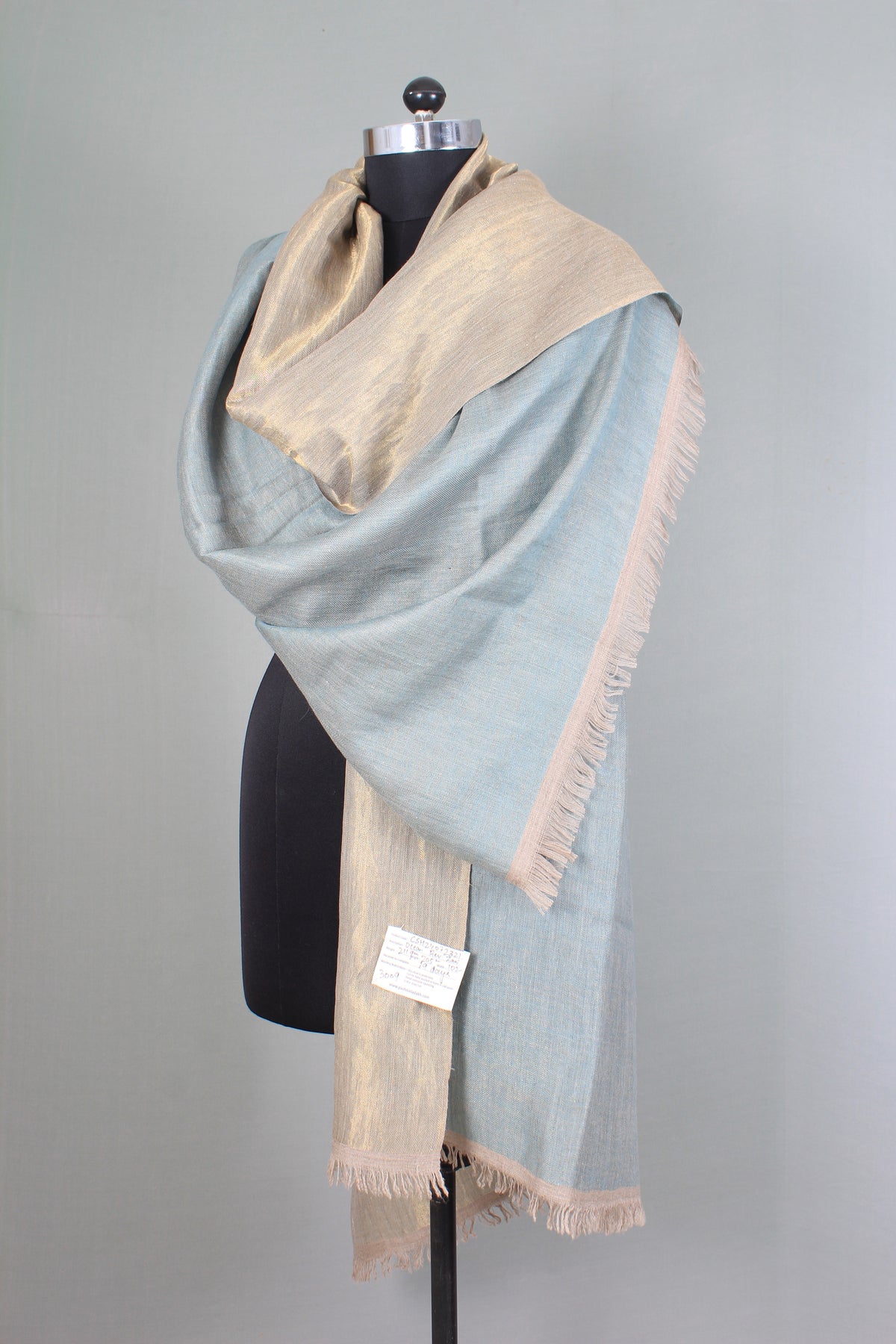 Vicente Metallic Reversible Cashmere Shawl