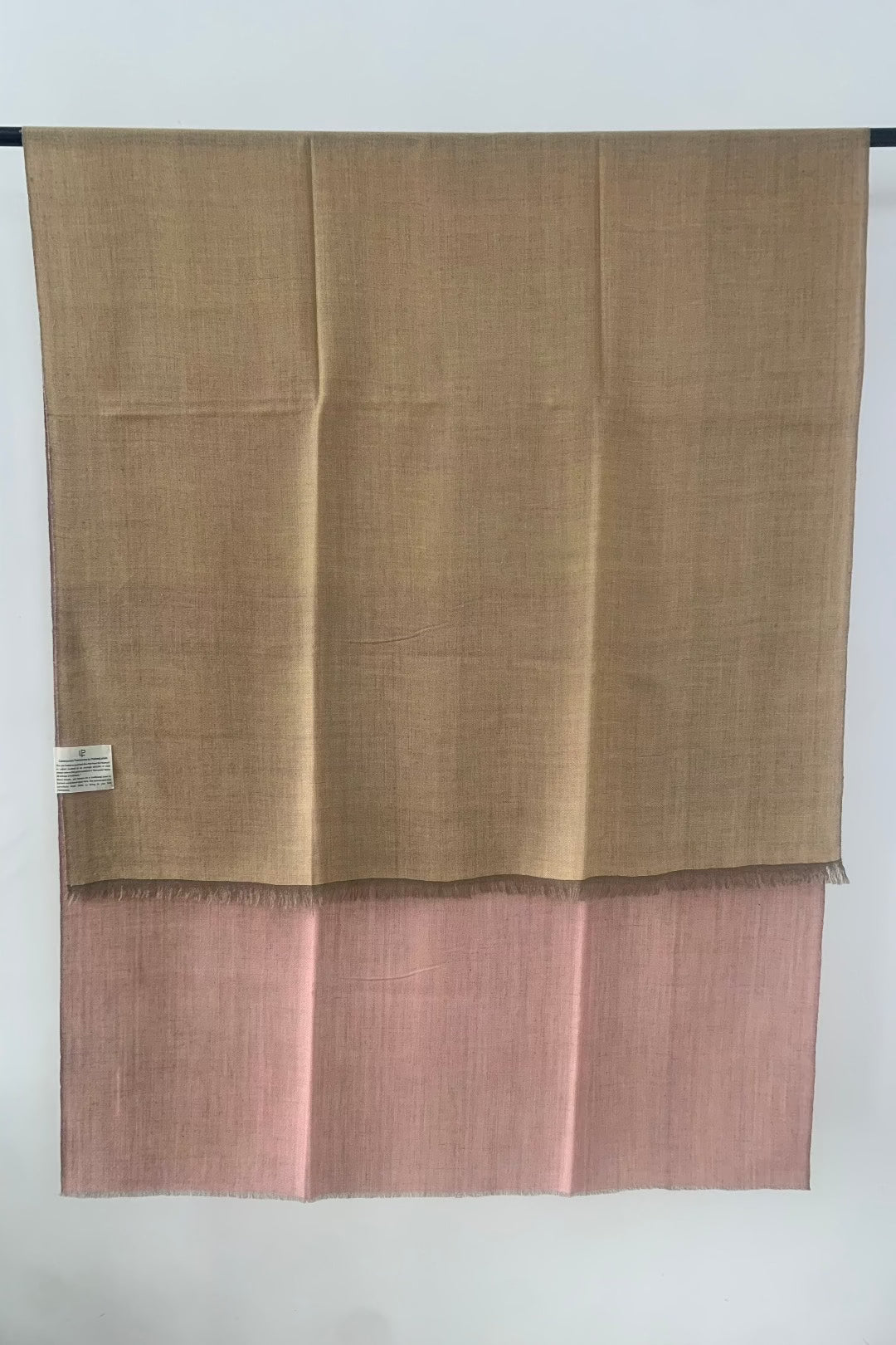 Navvya Taos Taupe And Mauvelous Cashmere Shawl