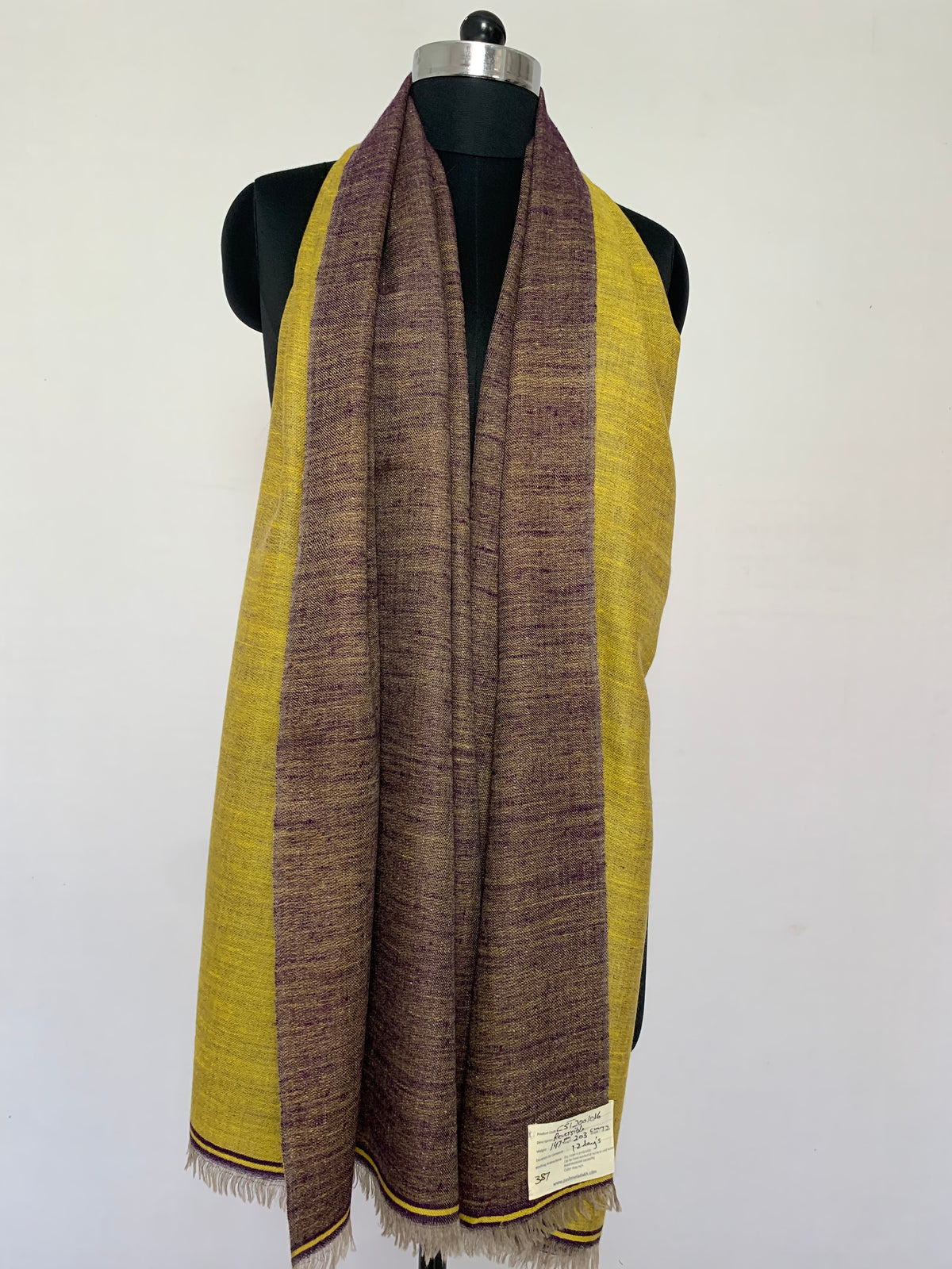 Raisha Reversible Dorukha Cashmere Stole