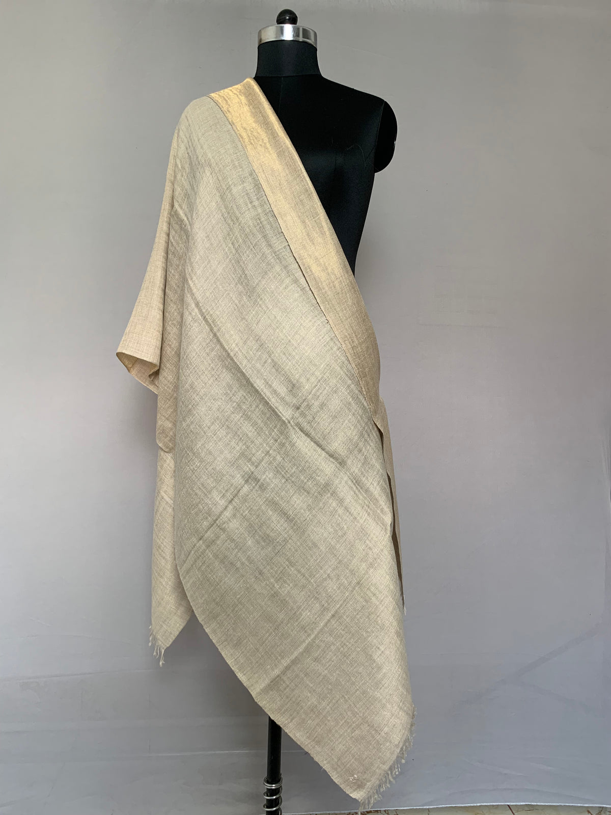 Medaline Metallic Reversible Cashmere Stole