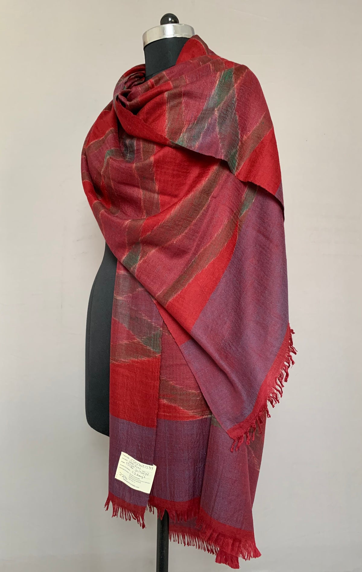 Hana Ikat Dyed Cashmere Shawl