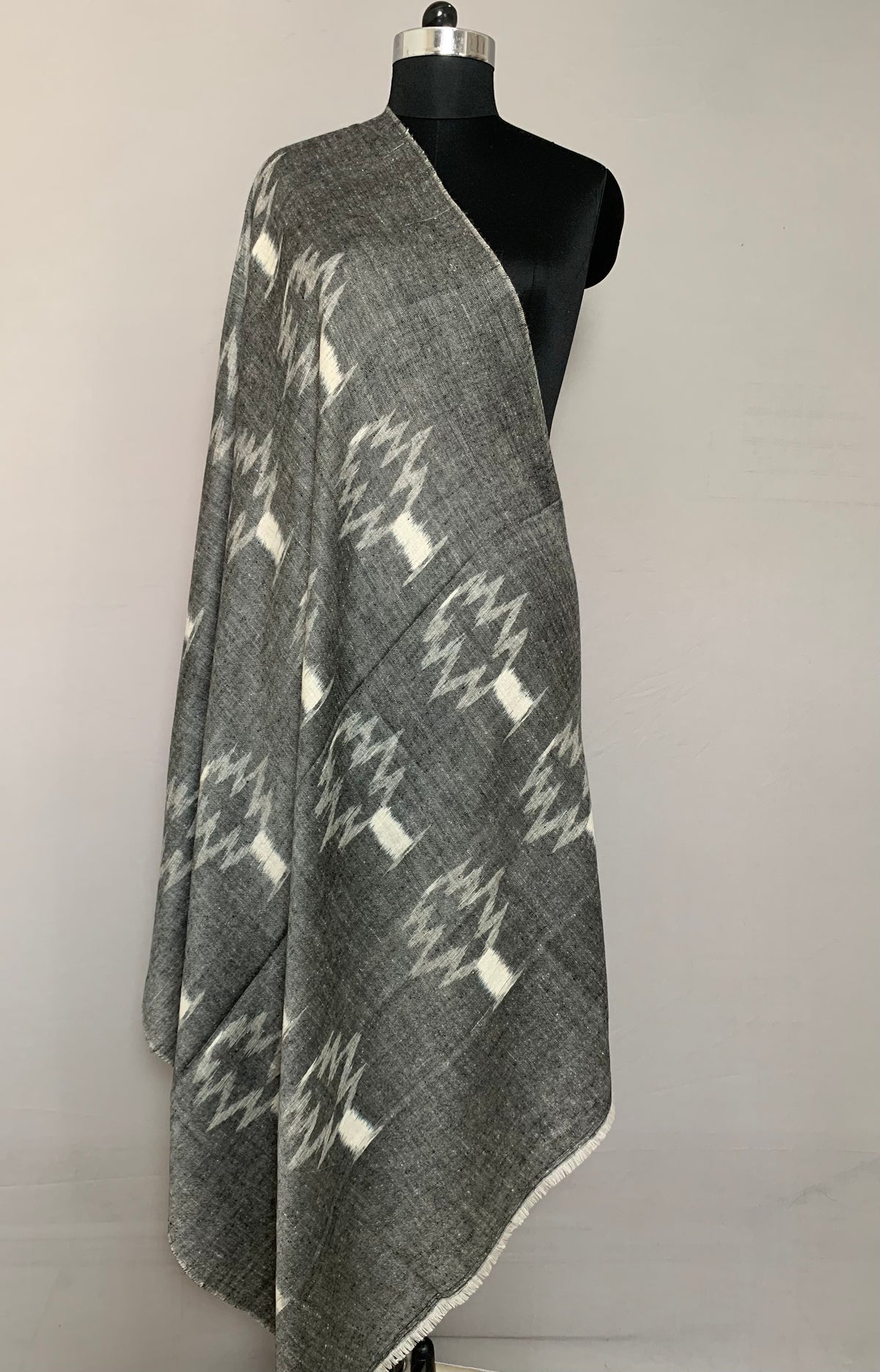 Kadeem Ikat Dyed Cashmere Shawl