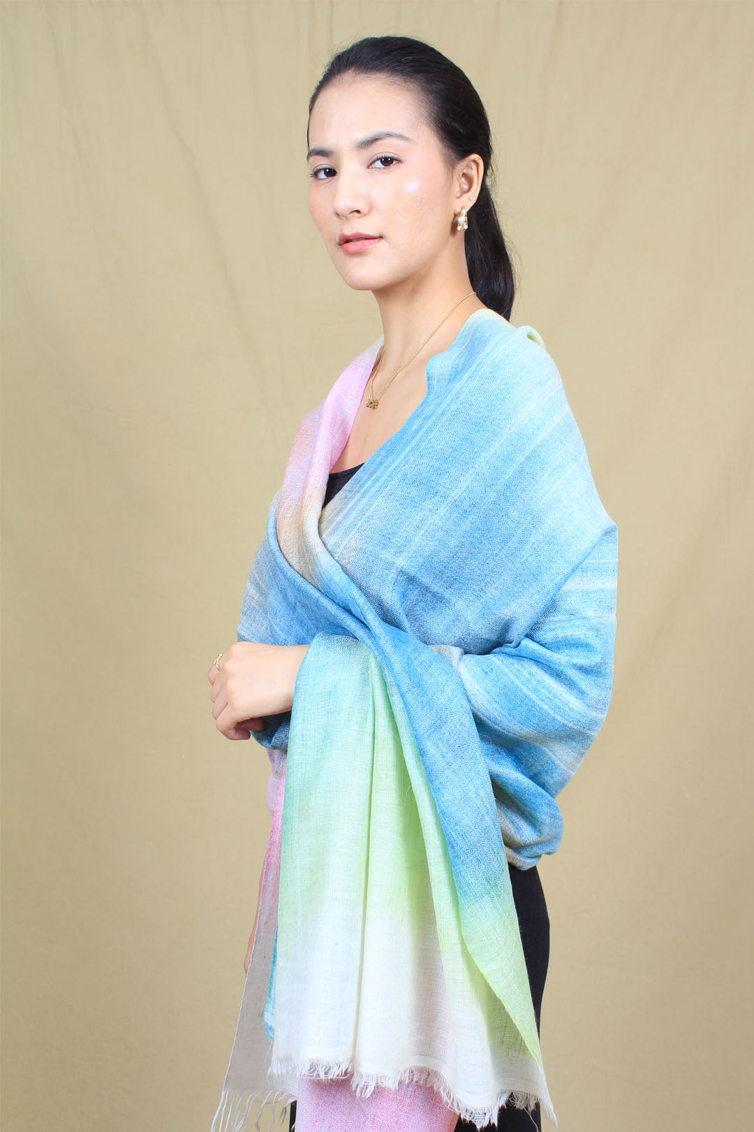 Isabelle Ombre Dyed Cashmere Stole