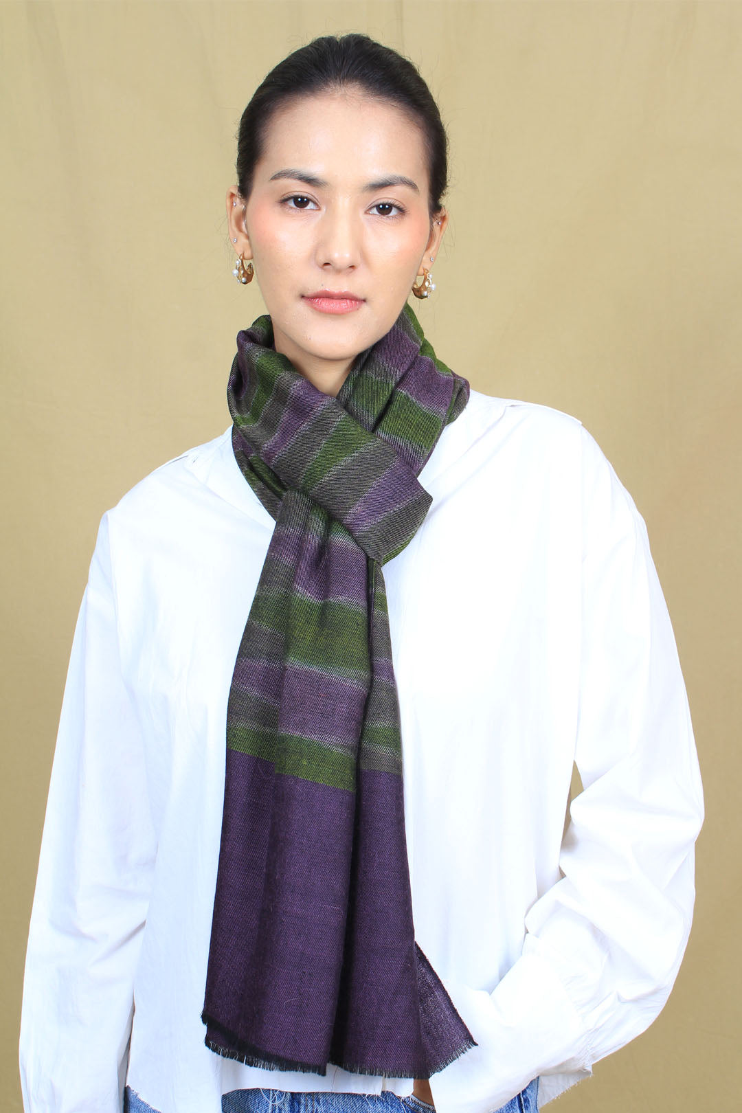 Tanya Ikat Dyed Cashmere Stole