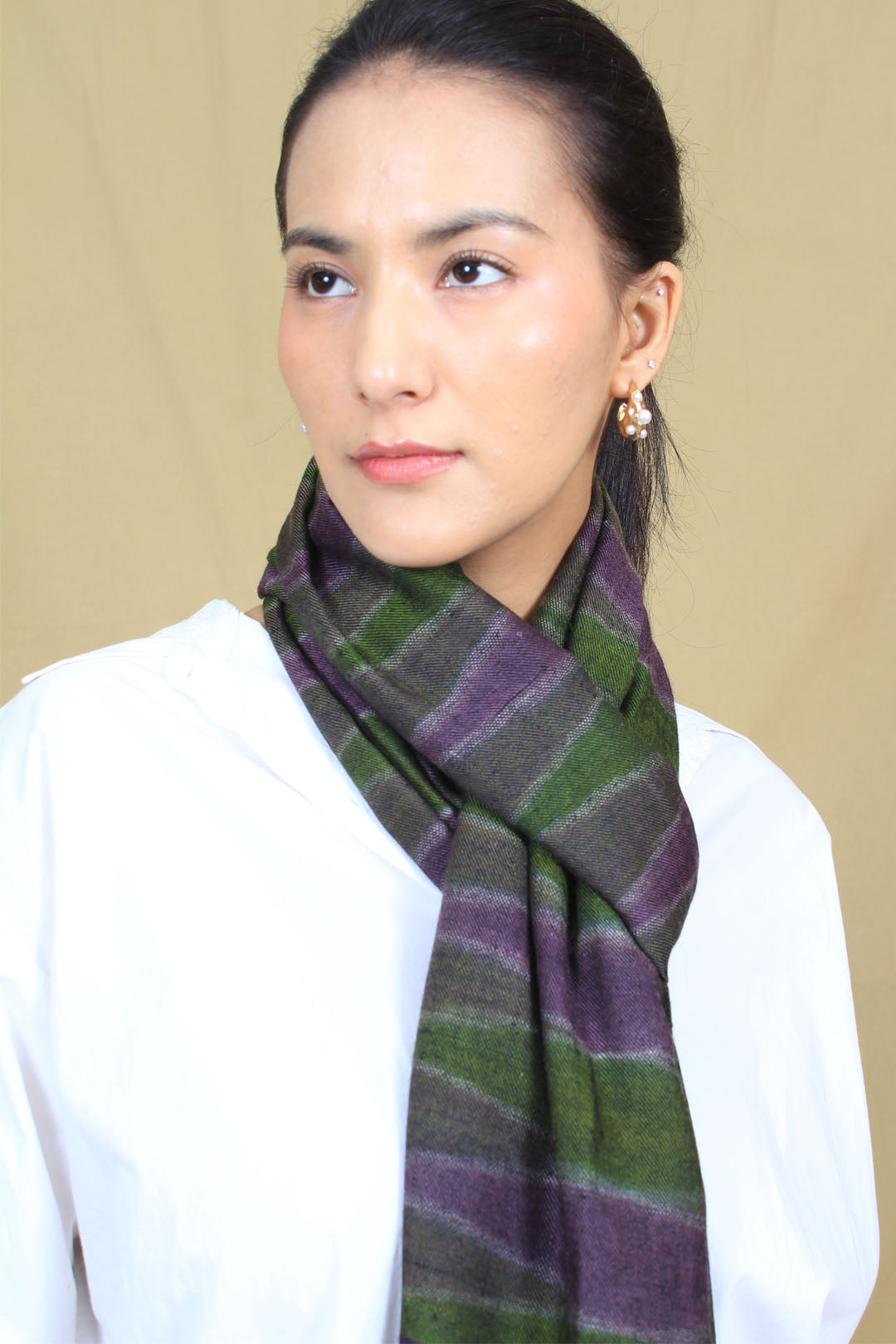 Tanya Ikat Dyed Cashmere Stole