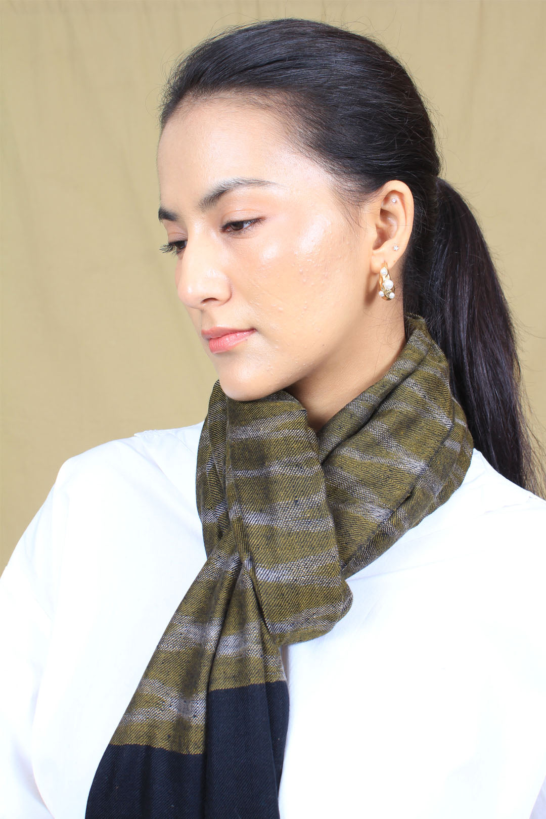 Darsha Ikat Dyed Cashmere Stole