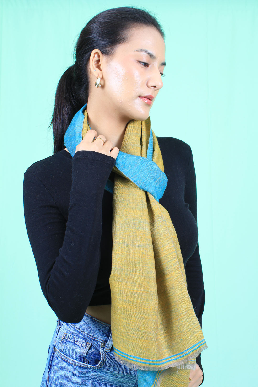 Ronak Reversible Cashmere Stole