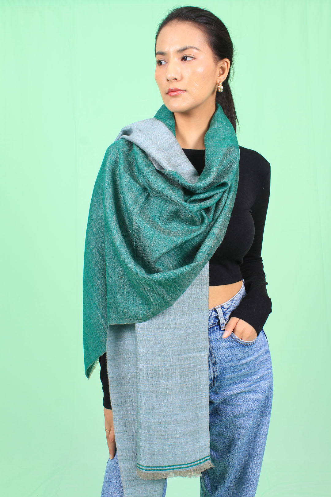 Kushal Reversible Cashmere Stole