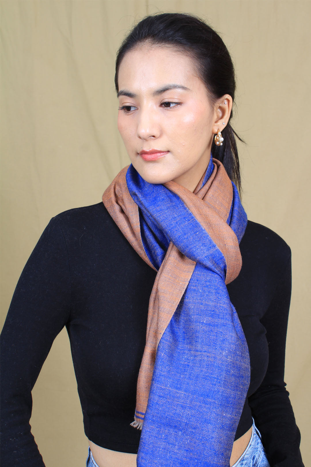 Yashaal Reversible Cashmere Stole