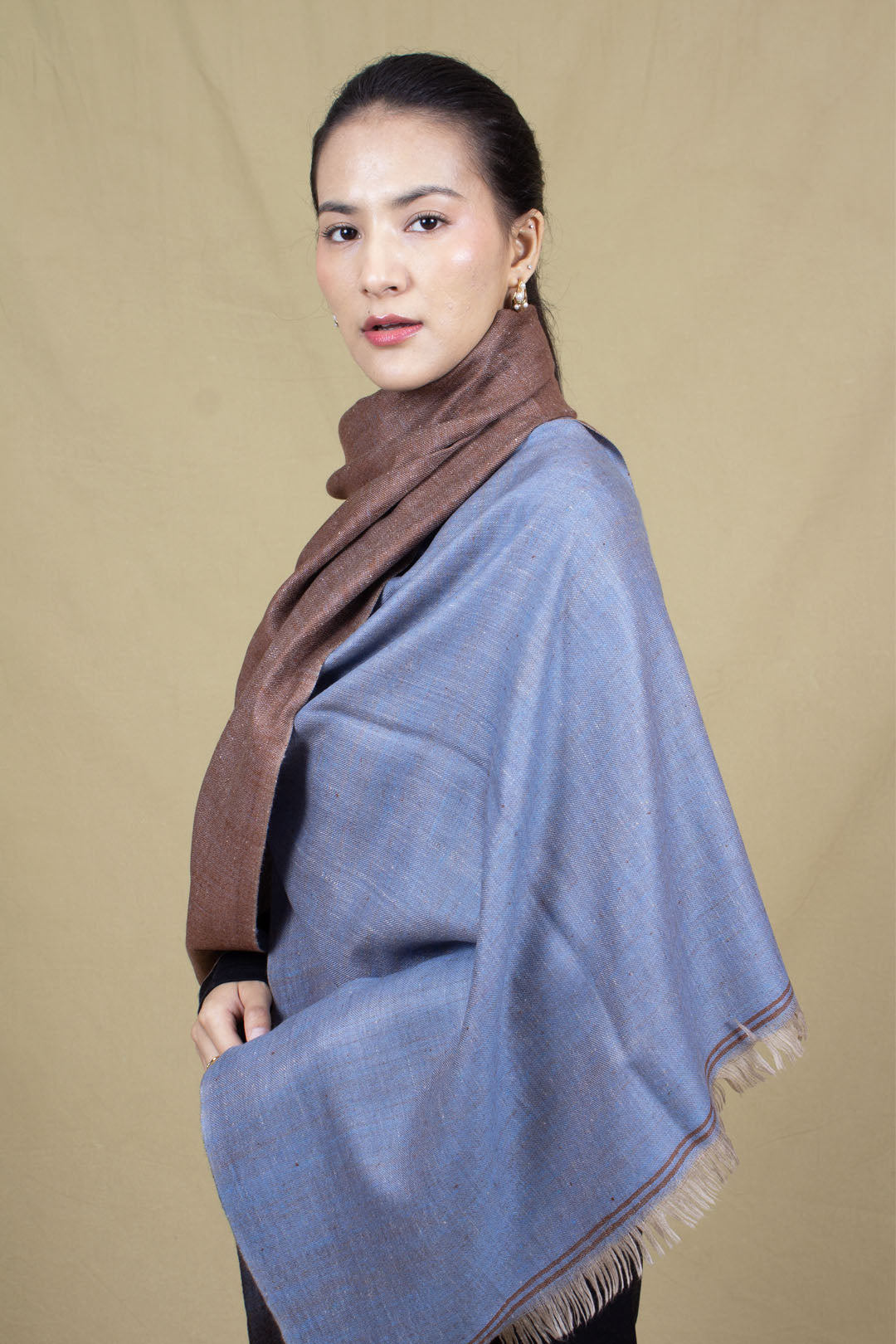 Tayseer Reversible Cashmere Stole