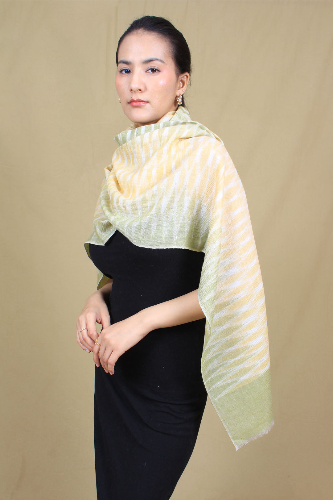 Kaison Argyle Cashmere Stole