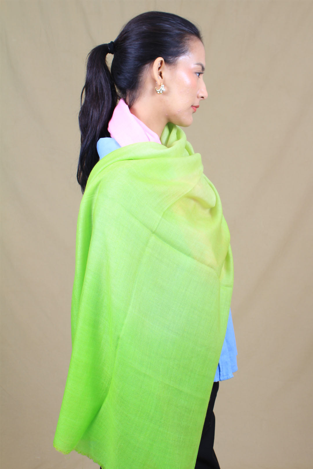 Zadyn Ombre Dyed Cashmere Stole