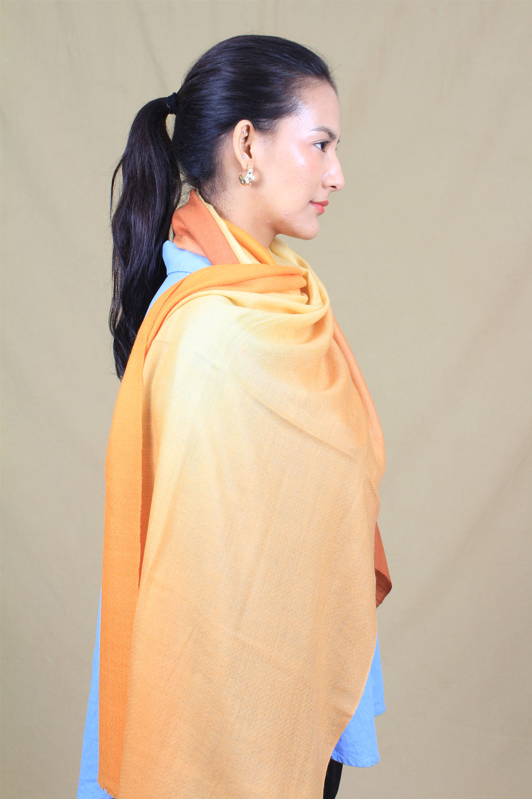 Lianna Ombre Dyed Cashmere Stole