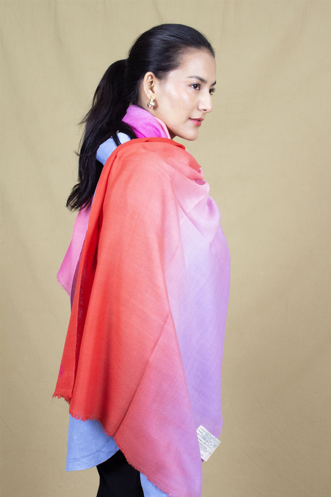 Reem Ombre Dyed Cashmere Stole