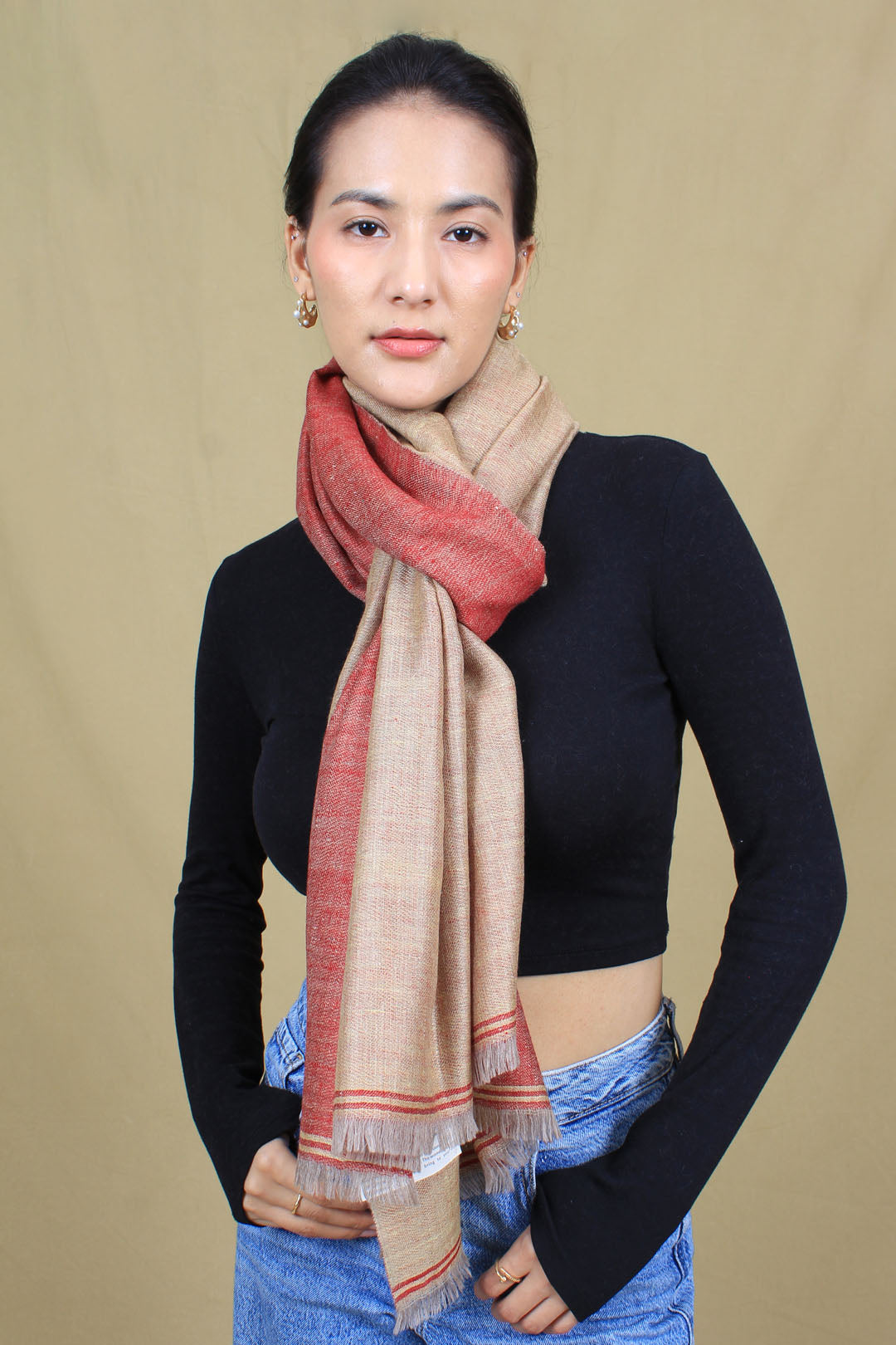 Parihan Reversible Dorukha Cashmere Stole