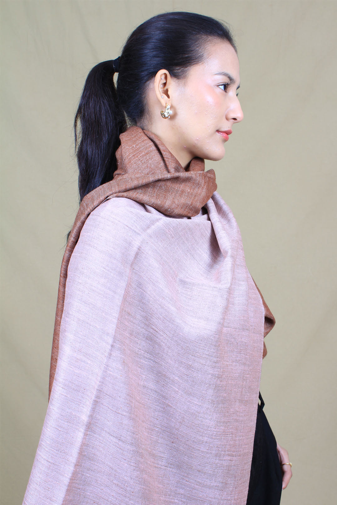 Waleed Reversible Dorukha Cashmere Stole